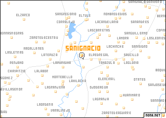 map of San Ignacio