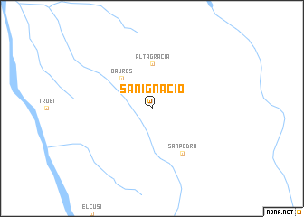 map of San Ignacio