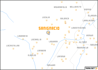 map of San Ignacio