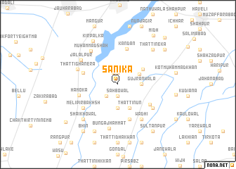 map of Sanika