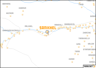 map of Sani Khel