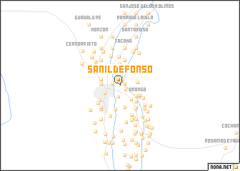 map of San Ildefonso