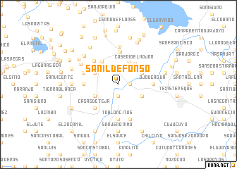 map of San Ildefonso