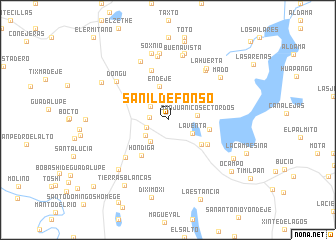 map of San Ildefonso