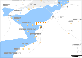 map of (( Sanina ))