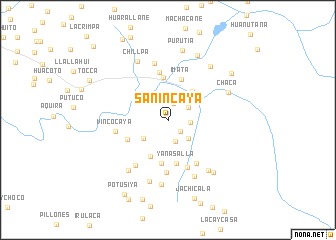 map of Sanincaya