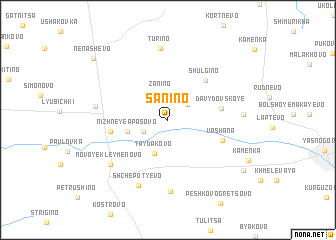 map of Sanino