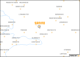 map of Sanino