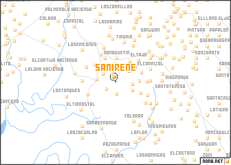 map of San Irene