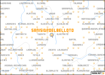 map of San Isidro El Belloto