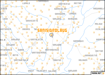 map of San Isidro Laug