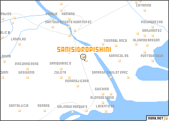 map of San Isidro Pishini