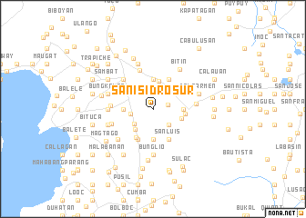 map of San Isidro Sur