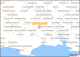 map of San Isidro