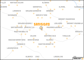 map of San Isidro