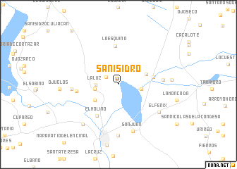 map of San Isidro