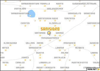 map of San Isidro