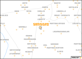 map of San Isidro