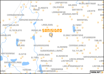 map of San Isidro