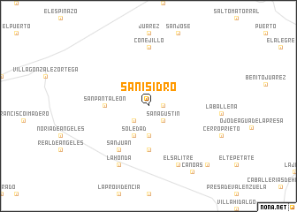 map of San Isidro