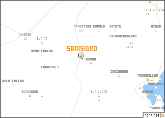 map of San Isidro