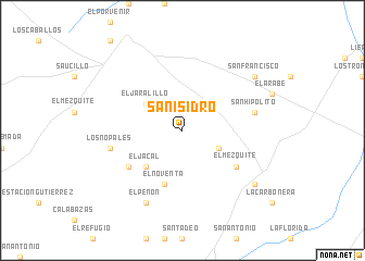 map of San Isidro