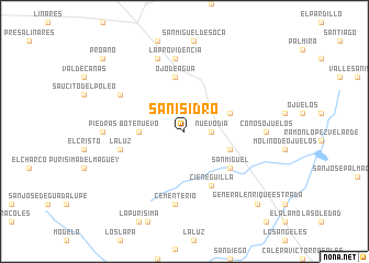 map of San Isidro