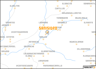 map of San Isidro