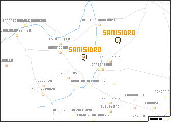 map of San Isidro