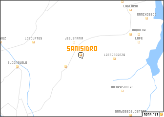 map of San Isidro