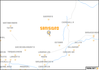 map of San Isidro