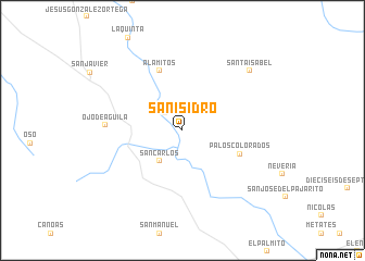 map of San Isidro