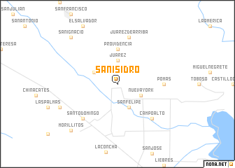 map of San Isidro
