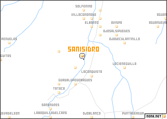 map of San Isidro