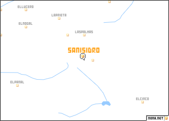 map of San Isidro