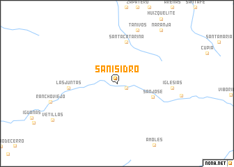 map of San Isidro