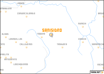 map of San Isidro