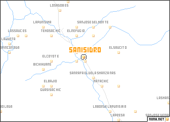 map of San Isidro