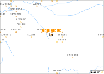 map of San Isidro