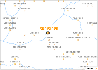 map of San Isidro