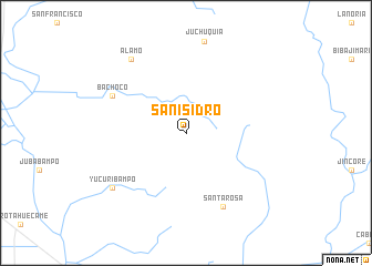 map of San Isidro