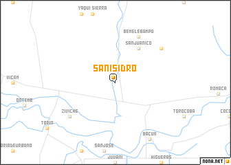 map of San Isidro