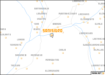 map of San Isidro