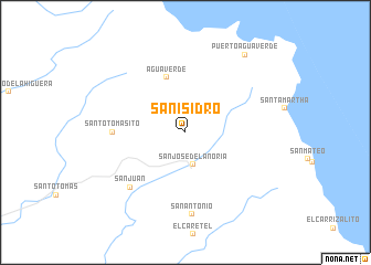 map of San Isidro