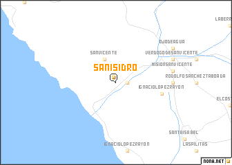 map of San Isidro