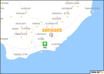 map of San Isidro