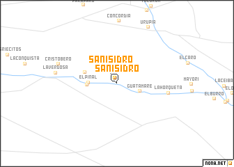 map of San Isidro