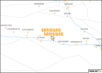 map of San Isidro