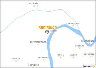 map of San Isidro