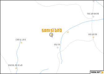 map of San Isidro